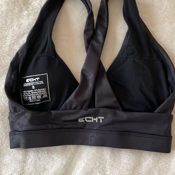 ECHT force sports bra black pattern print small athlesuire sporty trendy - Picture 8 of 9